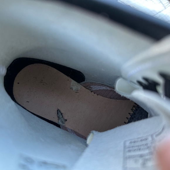 Dr. Martens 1460 White Leather 8 Eye Combat Boots Women’s 5 EU36 NO INSOLES Punk - Picture 5 of 13